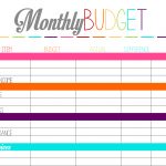 Printable Monthly Budget Forms   Kaza.psstech.co   Free Printable Budget Forms