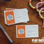 Printable Play Date Cards For Kids   Inspiration Made Simple   Play Date Invitations Free Printable