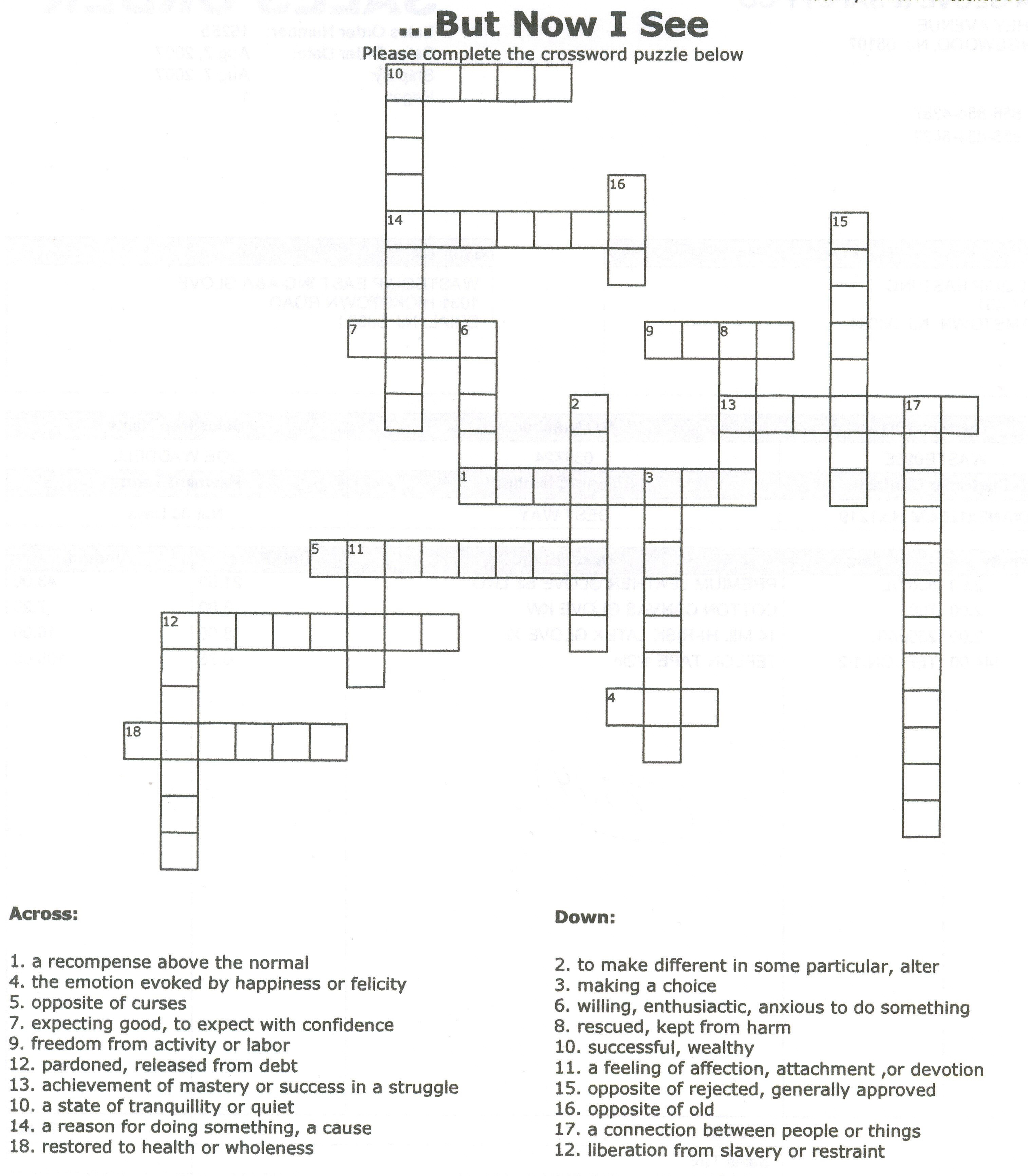 Free Printable Puzzles For Adults Free Printable