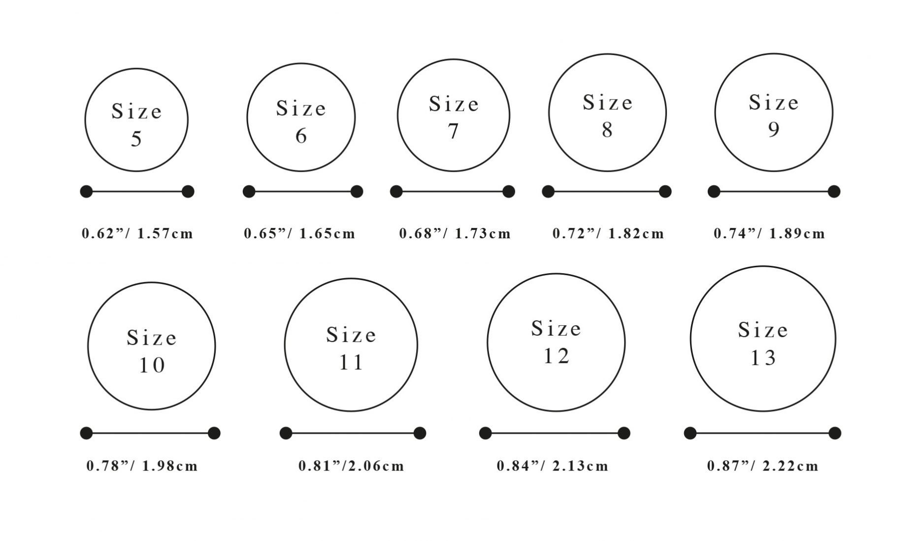 free printable ring sizer chart