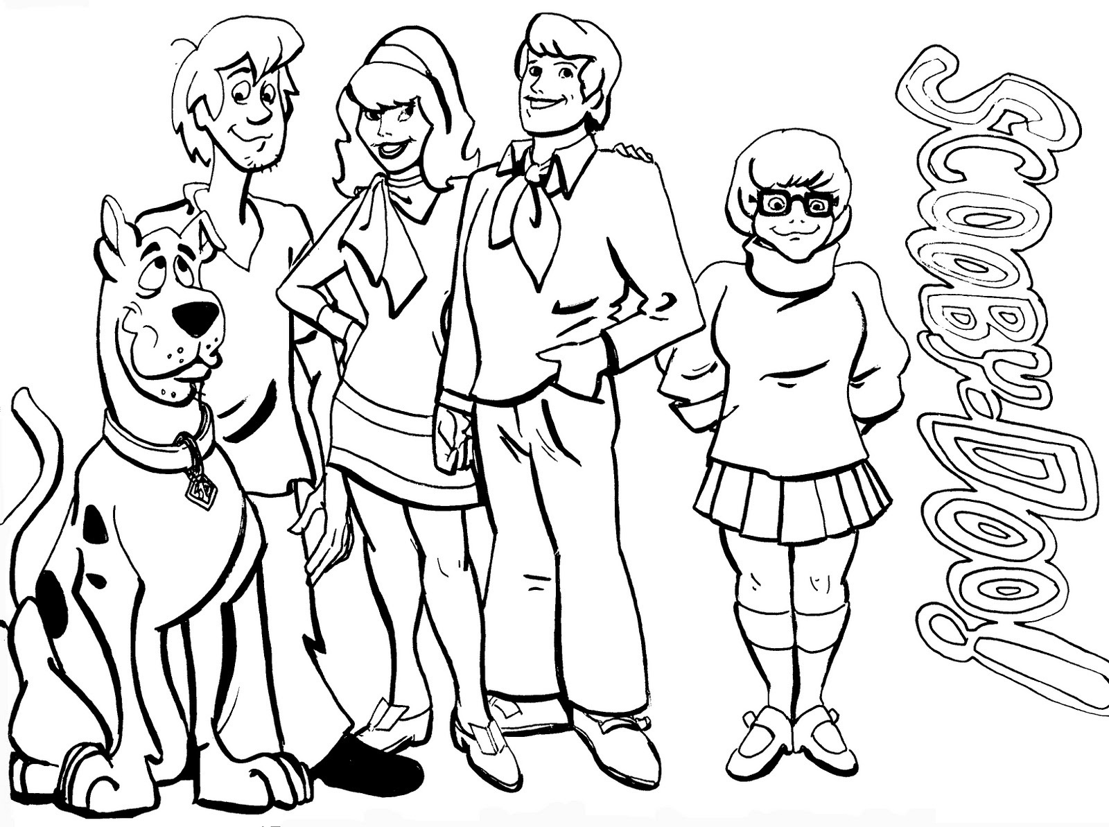 Printable Scooby Doo Coloring Pages | Coloringme - Free Printable Coloring Pages Scooby Doo