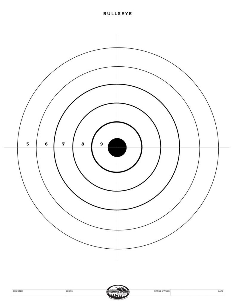 Printable Shooting Targets And Gun Targets • Nssf - Free Printable Shooting Targets