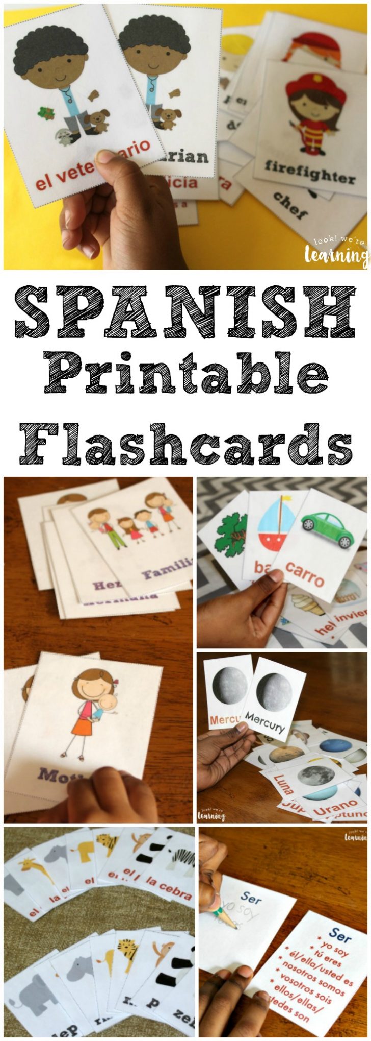 Spanish Alphabet Flashcards Free Printable