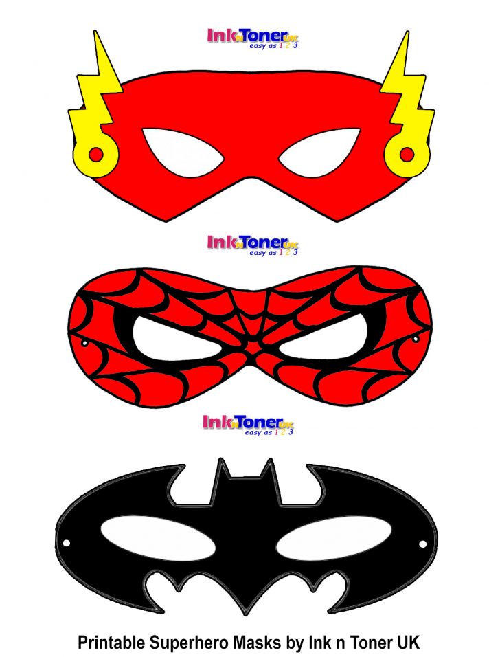 Free Printable Superhero Masks