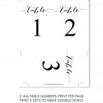 Printable Table Numbers – Namiswla   Free Printable Table Numbers