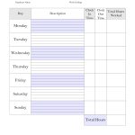 Printable Weekly Time Sheet | Printable Timecard | Teaching <3   Free Printable Time Cards