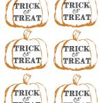 Pumpkin Tags Free Printable | Party Like A Cherry | Halloween Treats   Free Printable Trick Or Treat Bags