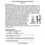 Reading Worksheets | Third Grade Reading Worksheets   Free Printable 3Rd Grade Reading Worksheets