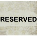 Reserved Sign   Free Printable Reserved Table Signs