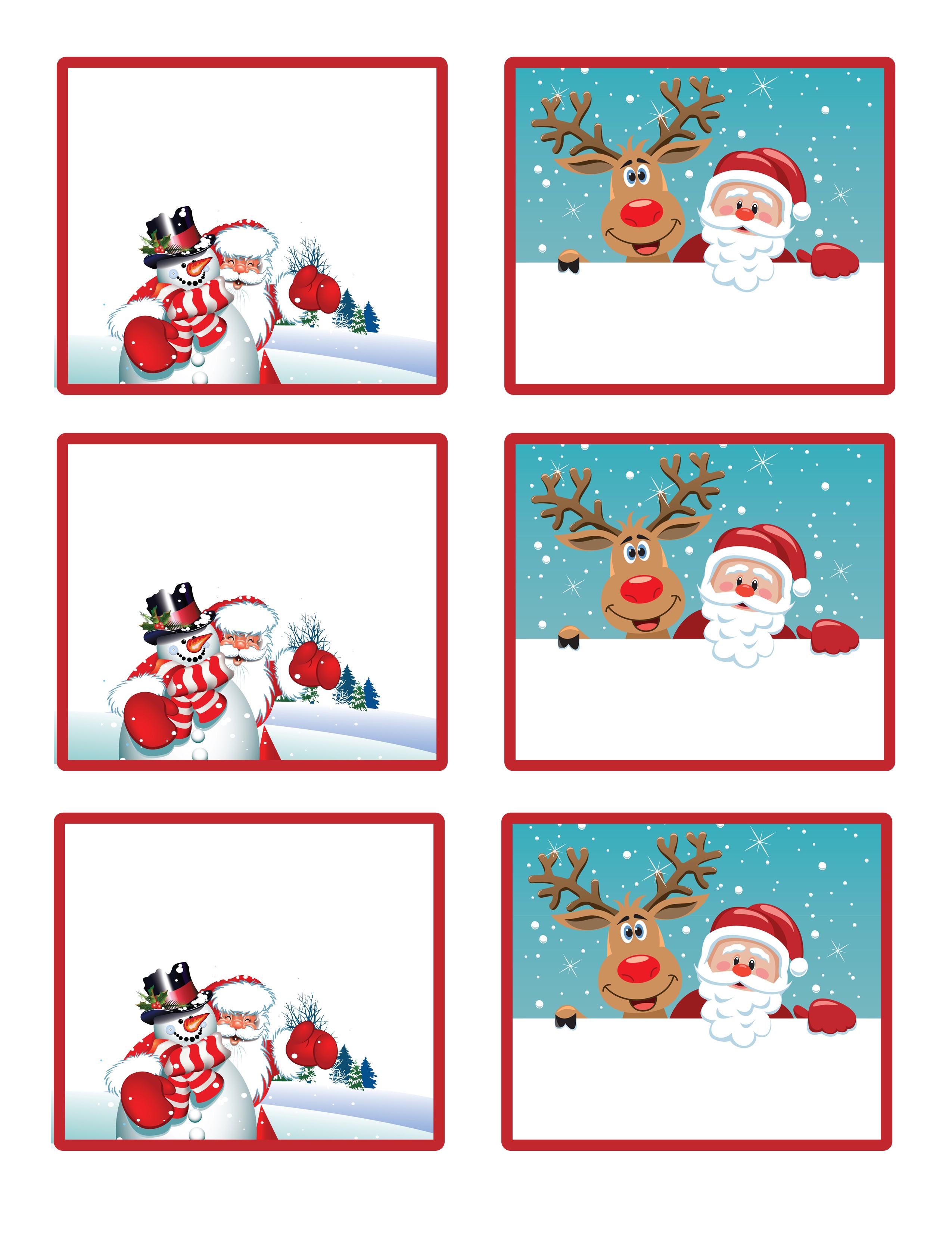 Santa&amp;#039;s Little Gift To You! Free Printable Gift Tags And Labels - Free Printable Christmas Labels