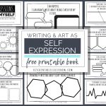 Self Expression Through Writing & Art  Free Self Esteem Worksheets   Free Printable Classroom Worksheets