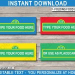 Sesame Street Party Food Labels | Place Cards | Sesame Street Theme   Free Printable Sesame Street Food Labels