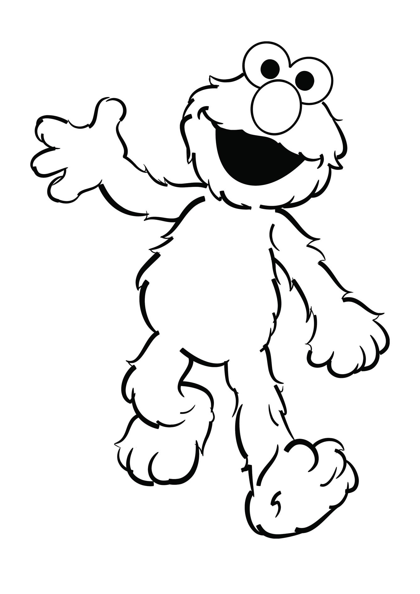 Sesame Street To Print For Free - Sesame Street Kids Coloring Pages - Free Printable Coloring Pages Sesame Street Characters