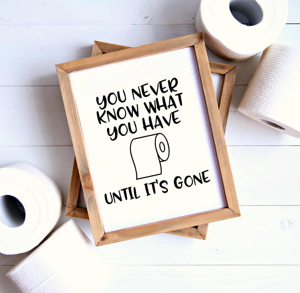 Set Of 4 Printable Bathroom Signs - Happy-Go-Lucky - Free Printable Funny Signs