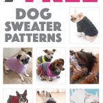 Seven Free Dog Sweater Patterns | The Broke Dog | Articles And Posts   Free Printable Dog Pajama Pattern