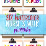 Six Nurses Week Printables | I Should Be Mopping The Floor   Nurses Day Cards Free Printable