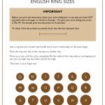 Size Guide   Free Printable Ring Sizer Uk