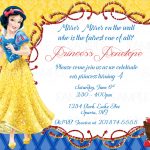 Snow White Printable Birthday Party Invitation | Etsy   Snow White Invitations Free Printable