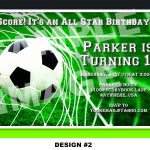 Soccer Themed Birthday Party Invitations | Birthday Party | Soccer   Free Printable Soccer Birthday Invitations