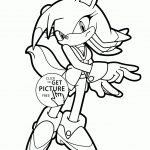 Sonic Characters Coloring Pages For Kids, Printable Free   Sonic Coloring Pages Free Printable