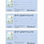 Spa Gift Certificate   Free Printable Gift Certificates For Hair Salon