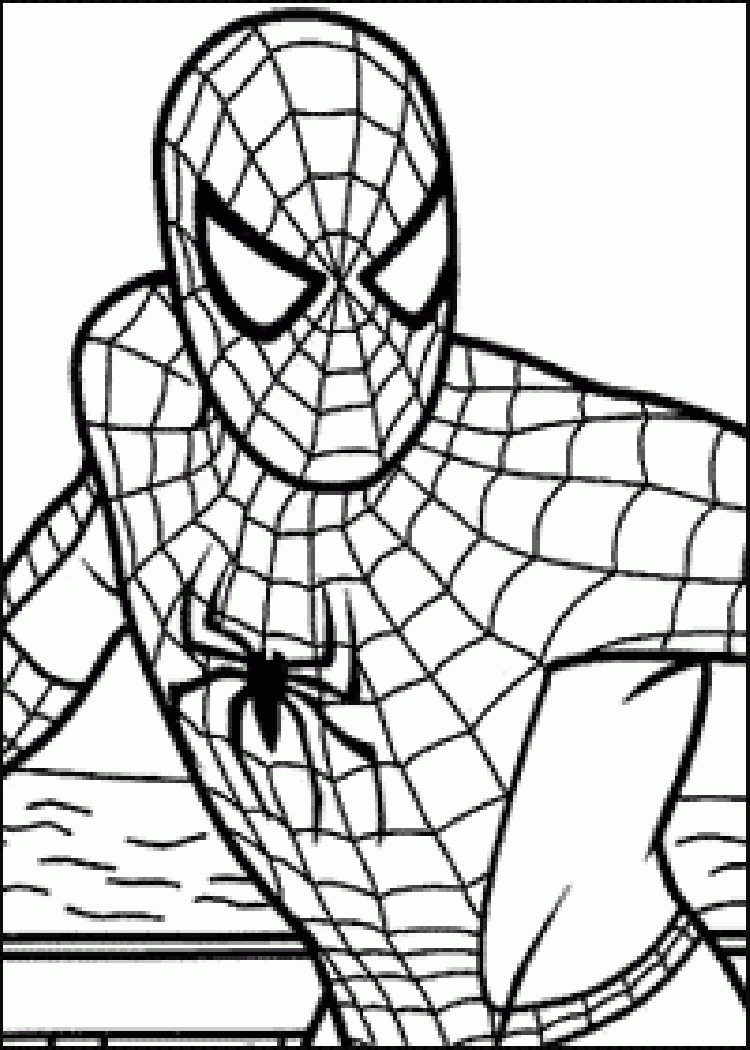 Spiderman To Print - Spiderman Kids Coloring Pages - Free Printable Spiderman Coloring Pages