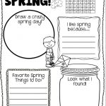 Spring Activities Freebie | Spring Writing Freebie |Spring Freebie   Free Printable March Activities
