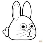 Spring Bunny Coloring Page | Free Printable Coloring Pages   Free Printable Bunny Pictures