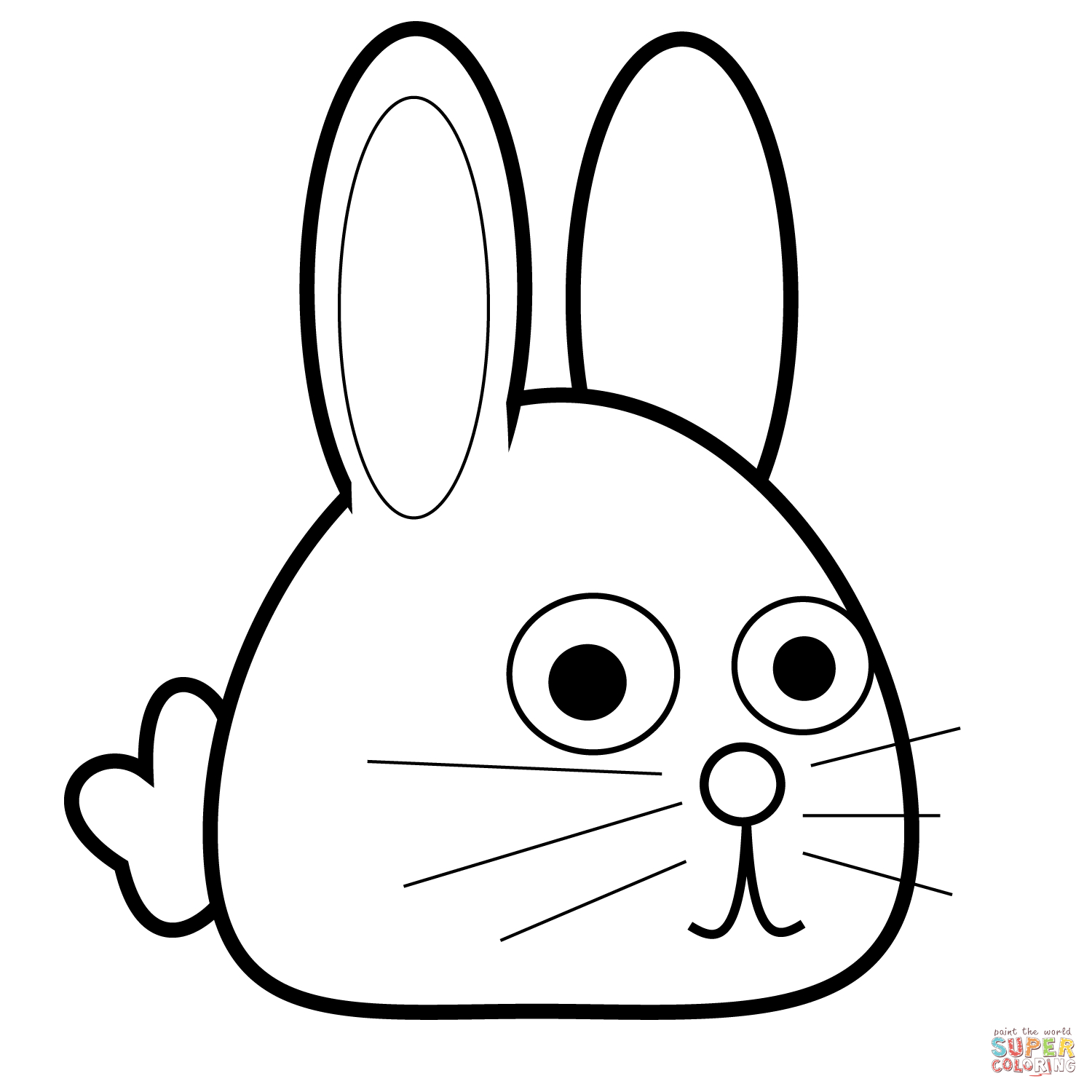 Spring Bunny Coloring Page | Free Printable Coloring Pages - Free Printable Bunny Pictures