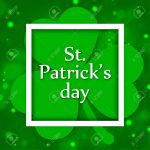 St. Patrick 's Day Celebration, Recreation Green Clover, Print   Free Printable St Patrick&#039;s Day Banner