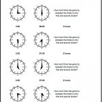 Start From Half Hours Analog Elapsed Time Worksheet! Start From Half   Elapsed Time Worksheets Free Printable