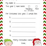 Stationary For Kids To Write Santa Free Stationery Templates Deco   Free Printable Dear Santa Stationary