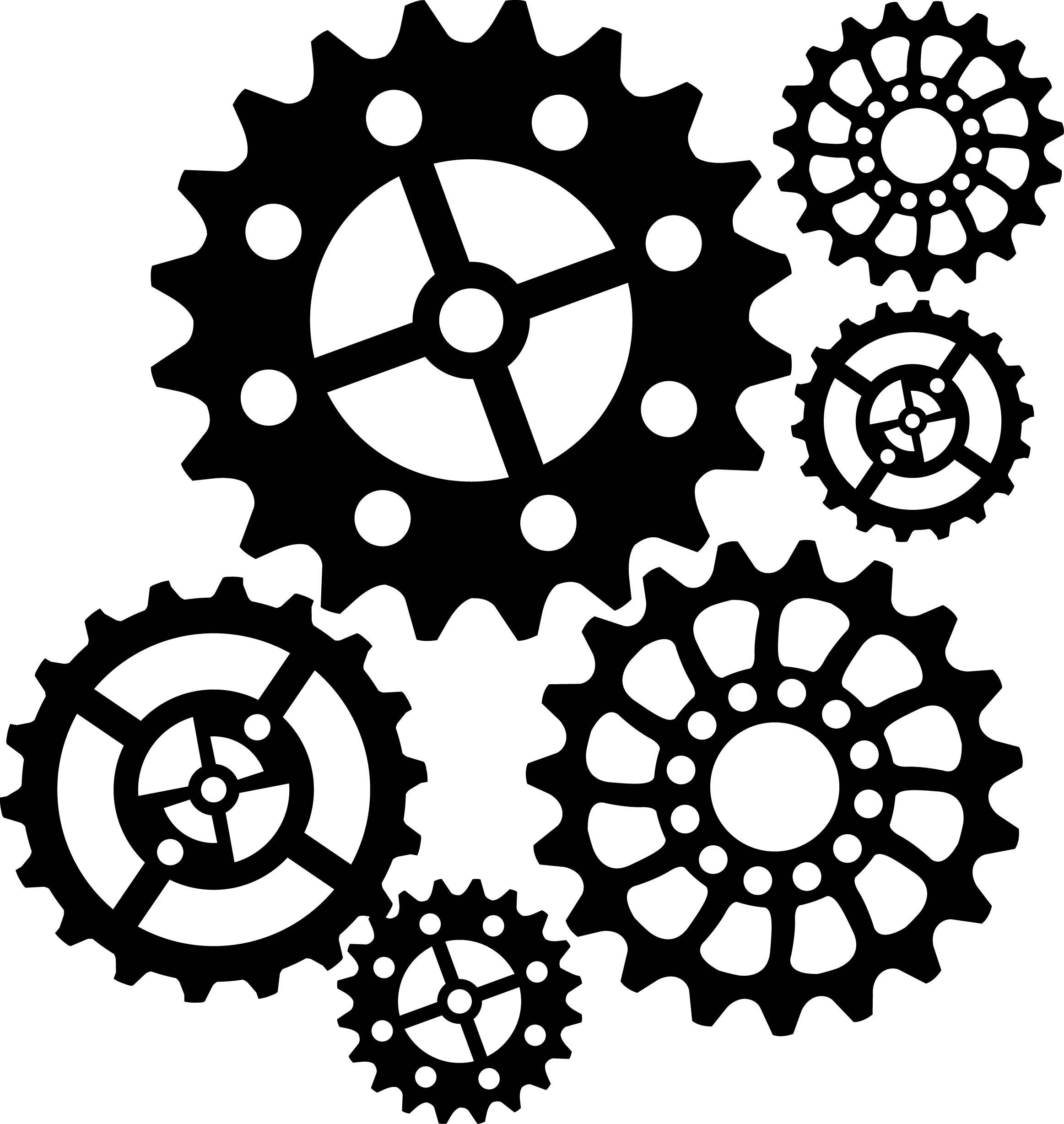 Steampunk Gear Stencil - Google Search | Sketching | Steampunk Gears - Free Printable Gears