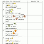 Subtraction Word Problems 2Nd Grade   Free Printable Word Problems 2Nd Grade
