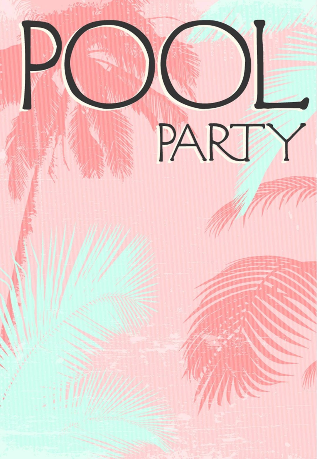 Pool Party Flyers Free Printable Free Printable