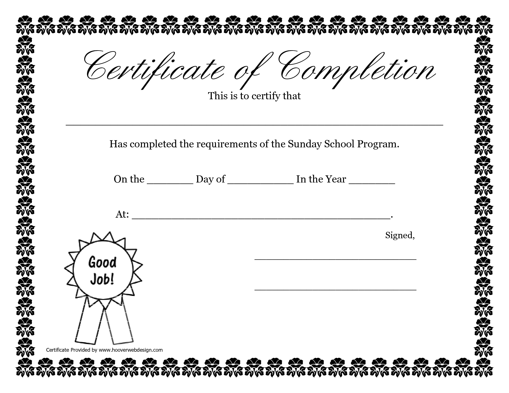 Sunday School Promotion Day Certificates | Sunday School Certificate - Free Printable Children&amp;#039;s Certificates Templates
