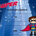 Super Certificate! A Blank Kids Certificate Template. Can Enter Your   Free Printable Superhero Certificates