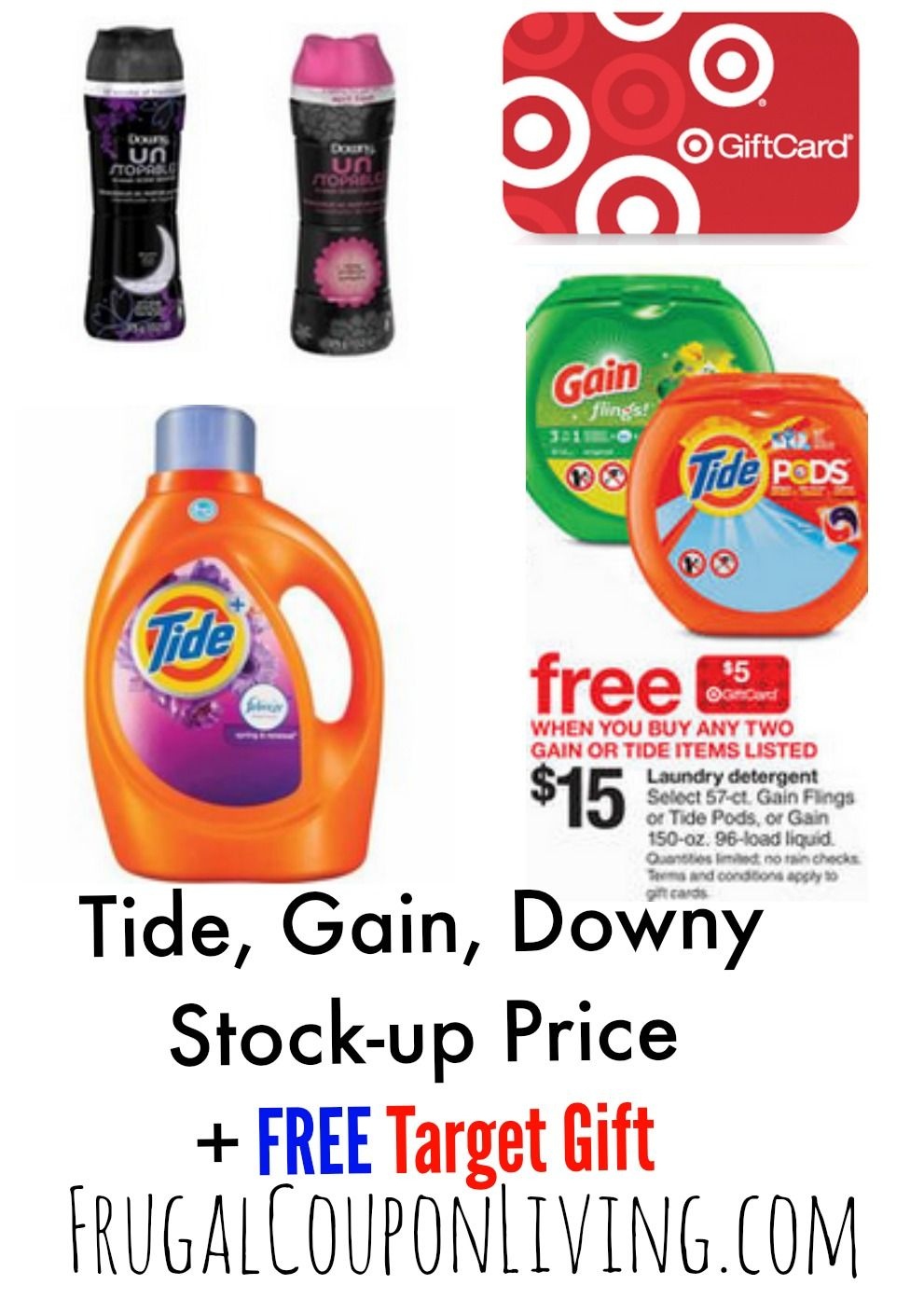 Target Laundry Detergent Deals + Tide &amp;amp; Downy Printable Coupons - Free Detergent Coupons Printable