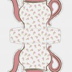 Tea Cup Template Free Printable | Shabby Chic Teapot Free Printable   Free Teapot Printable