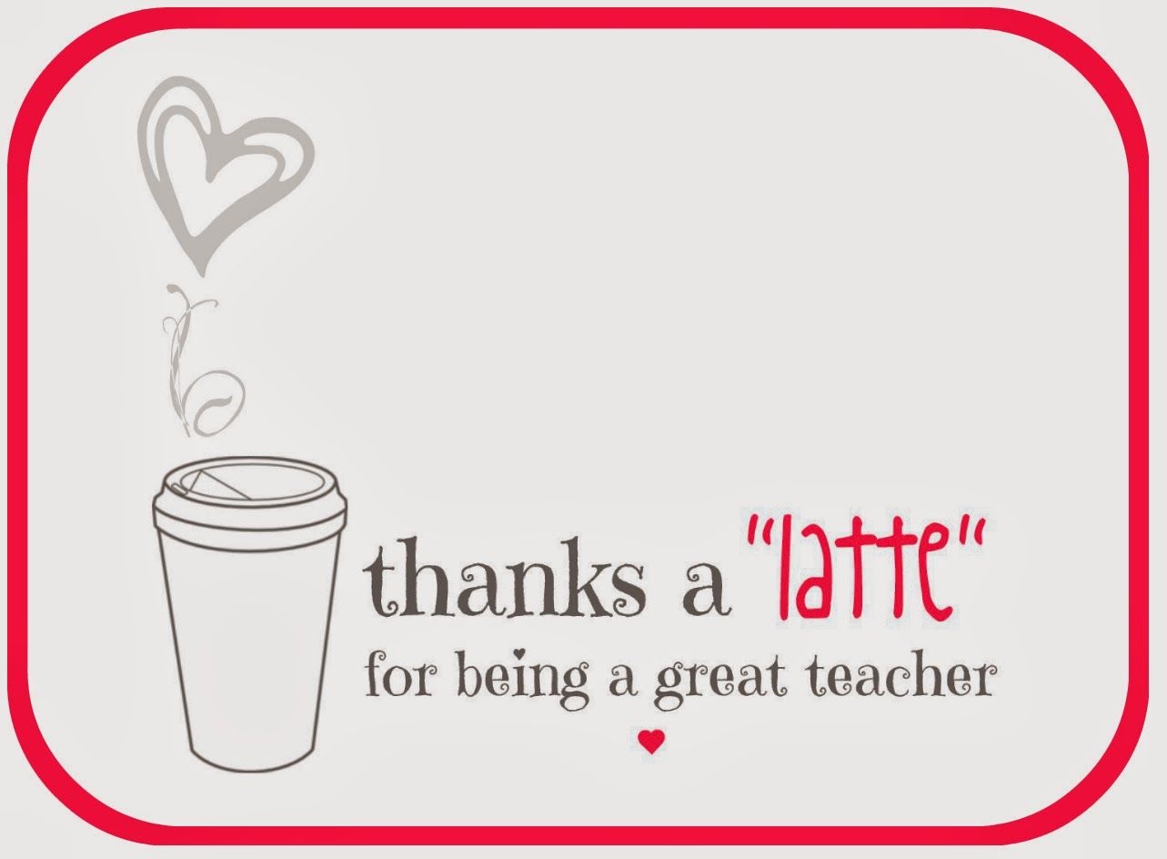 Thanks A Latte Free Printable Free Printable