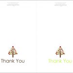 Thank You Cards Printable | Printable | Free Printable Christmas   Free Christmas Thank You Notes Printable