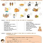 Thanksgiving Activities Worksheet   Free Esl Printable Worksheets   Free Printable Esl Resources