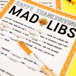 Thanksgiving Mad Libs Printable Game   Happiness Is Homemade   Free Printable Thanksgiving Mad Libs