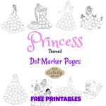The Activity Mom   Princess Dot Marker Pages (Printable)   The   Do A Dot Art Pages Free Printable
