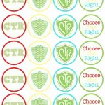 The Family: A Proclamation To The World: Ctr Cupcake Toppers   Free   Baptism Cupcake Toppers Printable Free