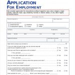 The Importance Of Employment Application Pdf   Free Job Application Form   Free Printable Job Application Form Pdf