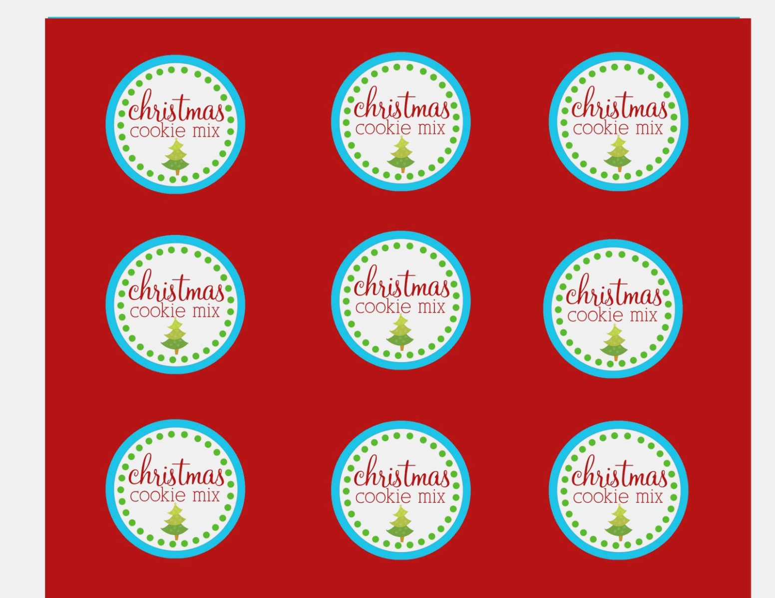 The Larson Lingo: Christmas Cookies In A Jar Free Printable - Free Printable Jar Labels Christmas