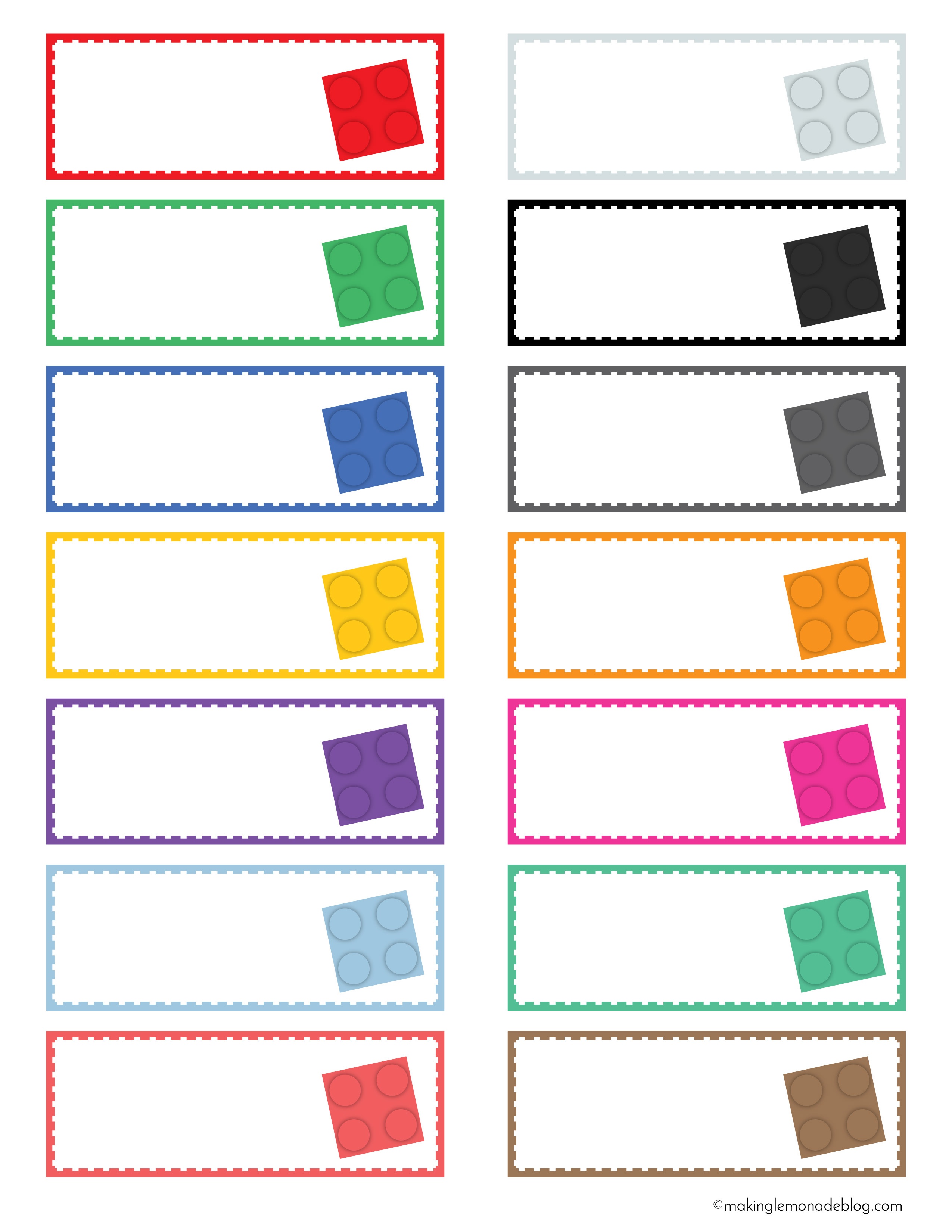 The Magical Lego Organizing Solution &amp;amp; Free Printable Labels - Free Printable Labels