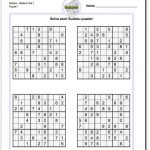 These Printable Sudoku Puzzles Range From Easy To Hard, Including   Free Printable Sudoku 6 Per Page