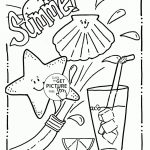 Timely Free Printable Summer Coloring Pages Simple Sheets On Print   Summer Coloring Sheets Free Printable